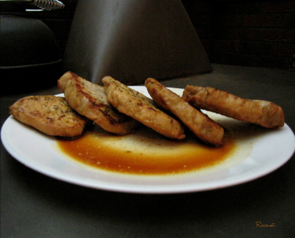 Apple Cider Vinegar and Honey Pork Chops with Rosemary