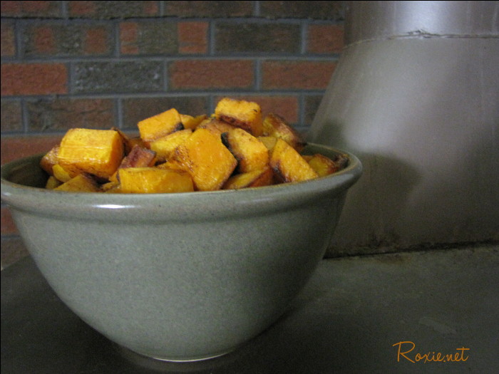 Roasted Cinnamon Butternut Squash - Roxie.net