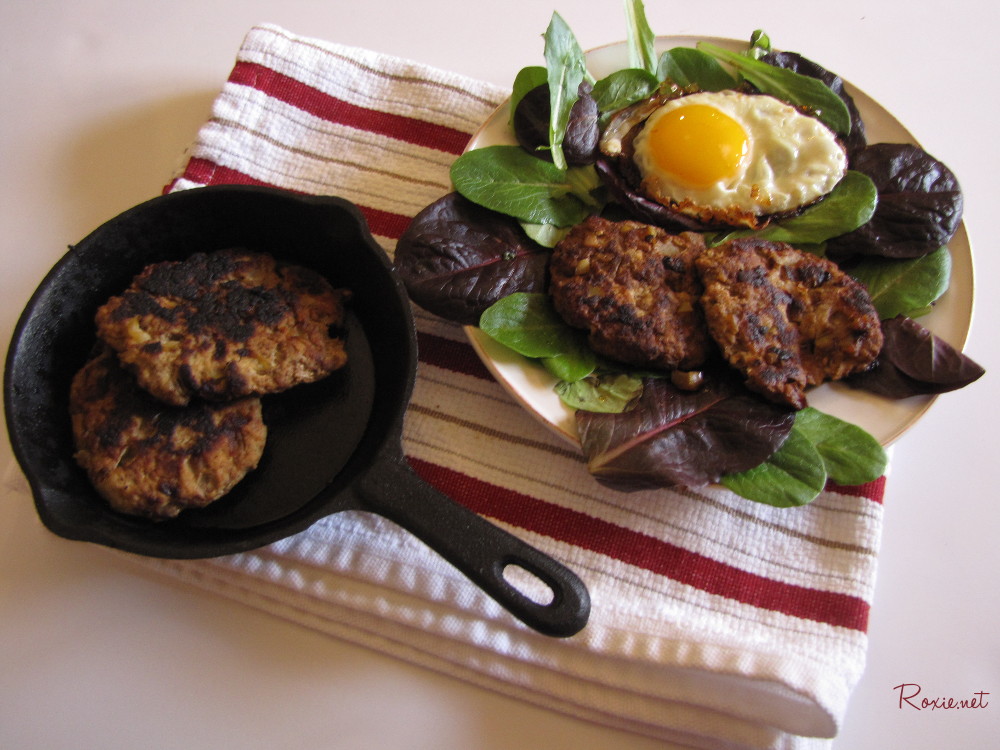 Chicken and Apple Sausage, Paleo, AIP, Clean Eating, Gluten Free, Grain Free - Roxie.net